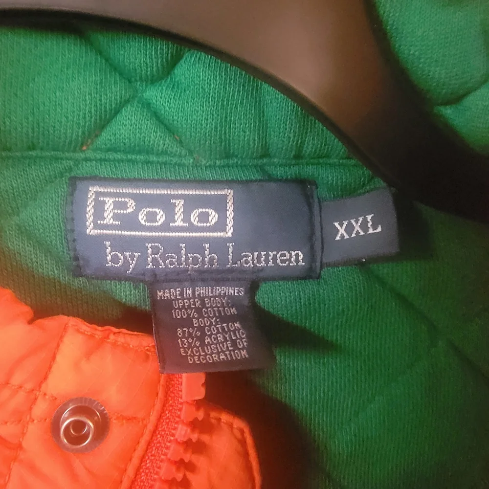 Ralph Lauren Bold Orange and Blue Outerwear - Picture 4 of 5